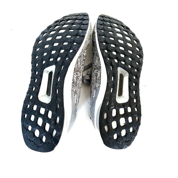 ADIDAS Ultra Boost Uncaged Sneakers Primeknit Upper Pixelated Gray Women’s 9.5 - Picture 6 of 13